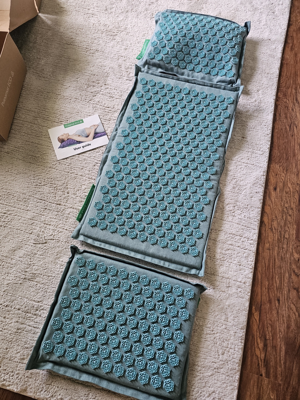Pranamat - Teal Acupressure Mat & Pillow Set
